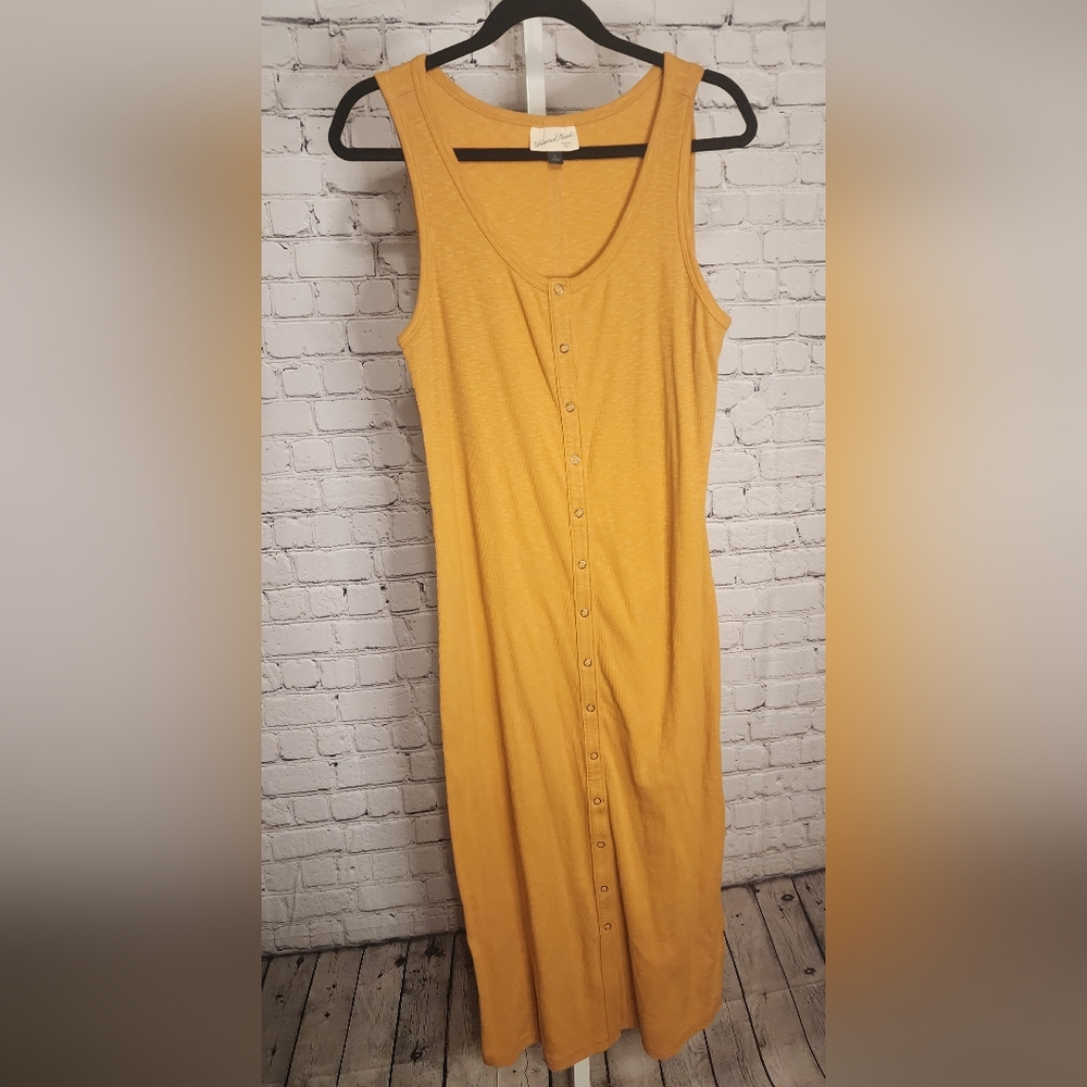 Universal Threads Mustard yellow Sleeveless Dress